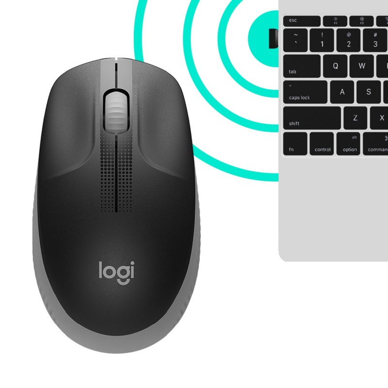 Logitech M190 mouse Ambidestro RF Wireless Ottico 1000 DPI