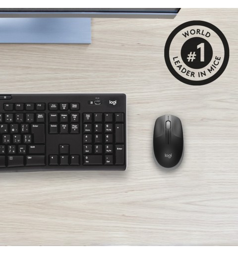Logitech M190 Full-Size Wireless Mouse