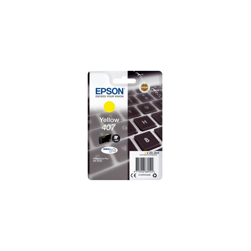 Epson WF-4745 cartucho de tinta 1 pieza(s) Original Alto rendimiento (XL) Amarillo