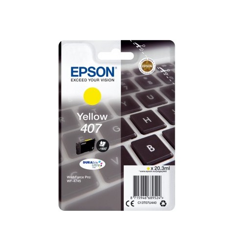 Epson WF-4745 cartucho de tinta 1 pieza(s) Original Alto rendimiento (XL) Amarillo