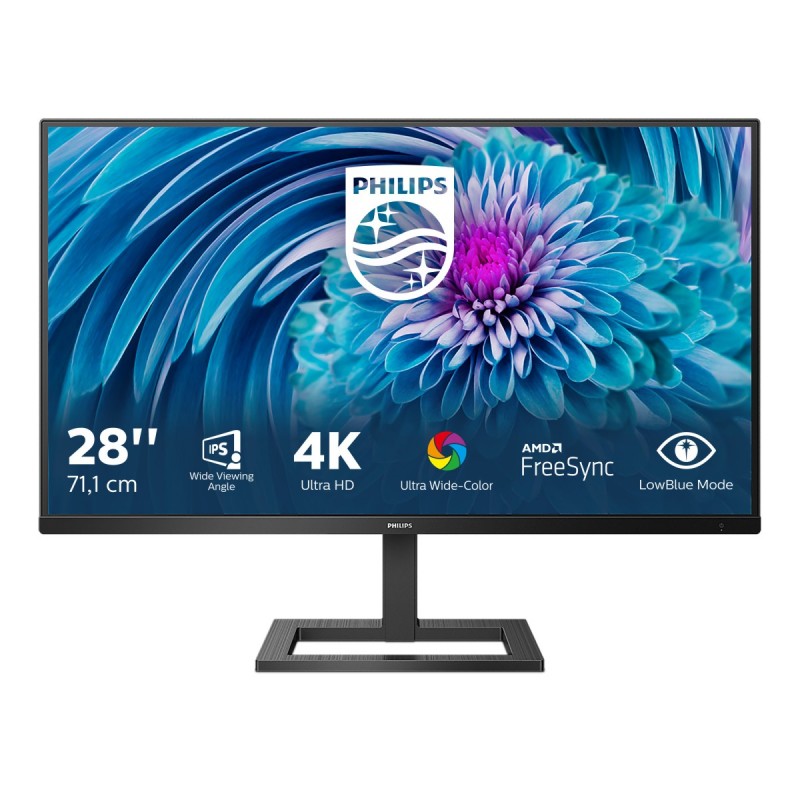 Philips 288E2A 00 Monitor PC 71,1 cm (28") 3840 x 2160 Pixel 4K Ultra HD LED Nero