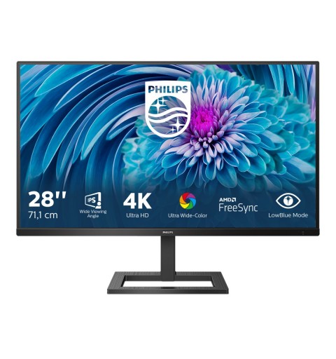 Philips 288E2A 00 Monitor PC 71,1 cm (28") 3840 x 2160 Pixel 4K Ultra HD LED Nero