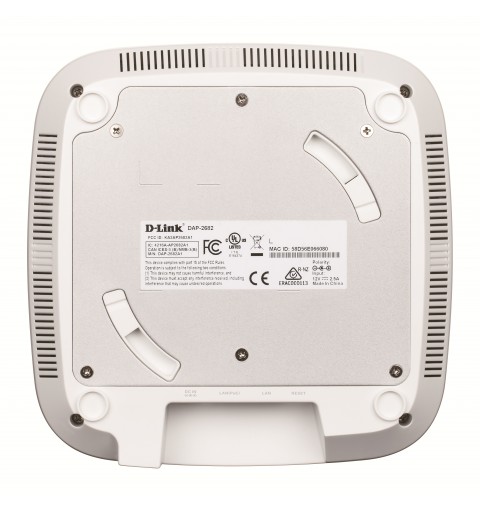 D-Link AC2300 1700 Mbit s Bianco Supporto Power over Ethernet (PoE)