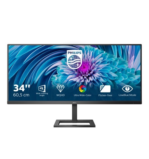 Philips E Line 345E2AE 00 computer monitor 86.4 cm (34") 3440 x 1440 pixels Black