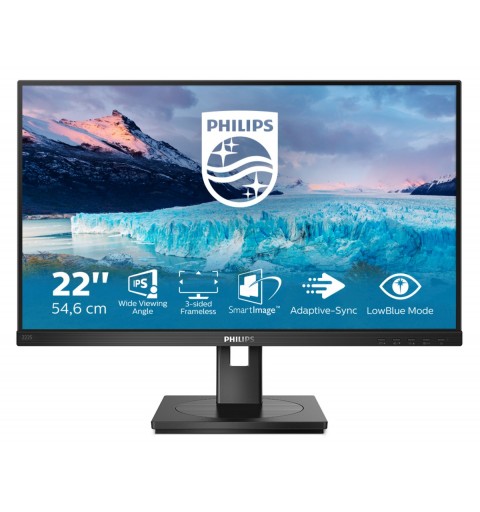 Philips S Line 222S1AE 00 Monitor PC 54,6 cm (21.5") 1920 x 1080 Pixel Full HD LCD Nero