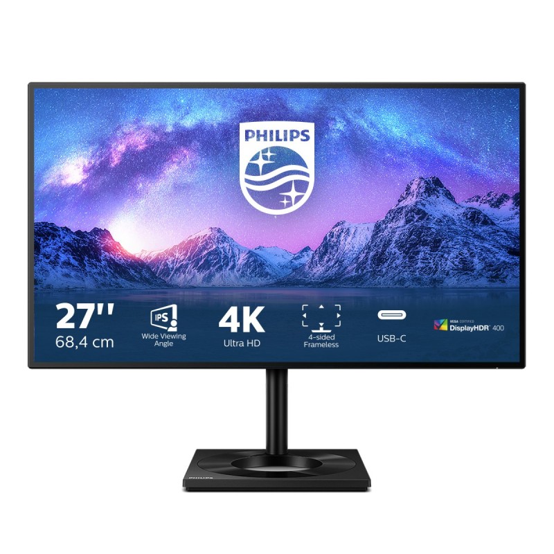 Philips 279C9 00 écran plat de PC 68,6 cm (27") 3840 x 2160 pixels 4K Ultra HD LED Noir