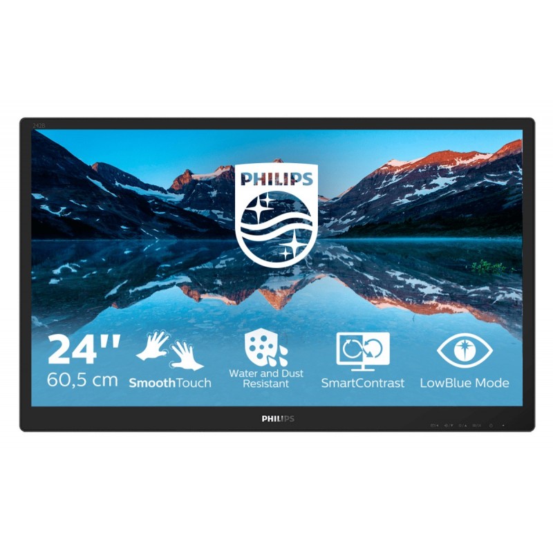 Philips 242B9TN 00 Monitor PC 60,5 cm (23.8") 1920 x 1080 Pixel Full HD LCD Da tavolo Nero