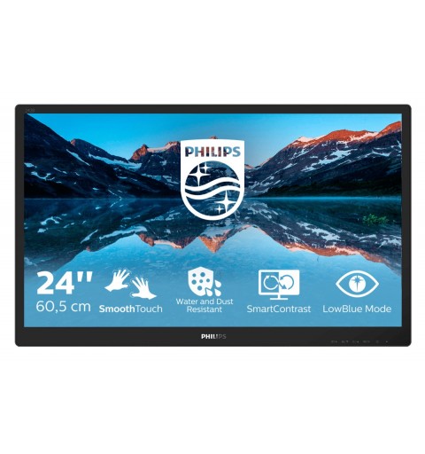 Philips 242B9TN 00 Monitor PC 60,5 cm (23.8") 1920 x 1080 Pixel Full HD LCD Da tavolo Nero