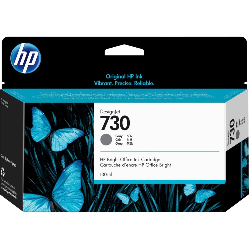 HP 730 DesignJet Druckerpatrone Grau 130 ml