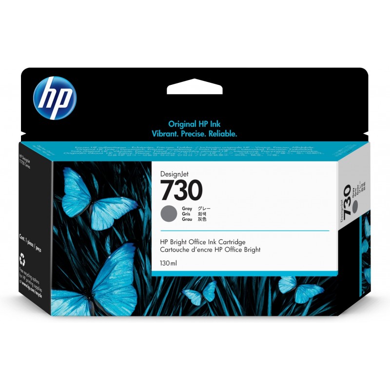 HP 730 DesignJet Druckerpatrone Grau 130 ml