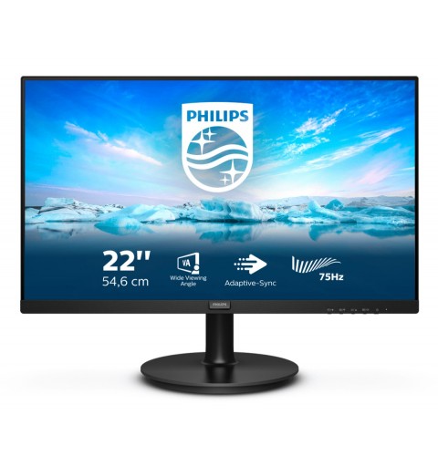 Philips V Line 221V8LD 00 Computerbildschirm 54,6 cm (21.5") 1920 x 1080 Pixel Full HD LCD Schwarz