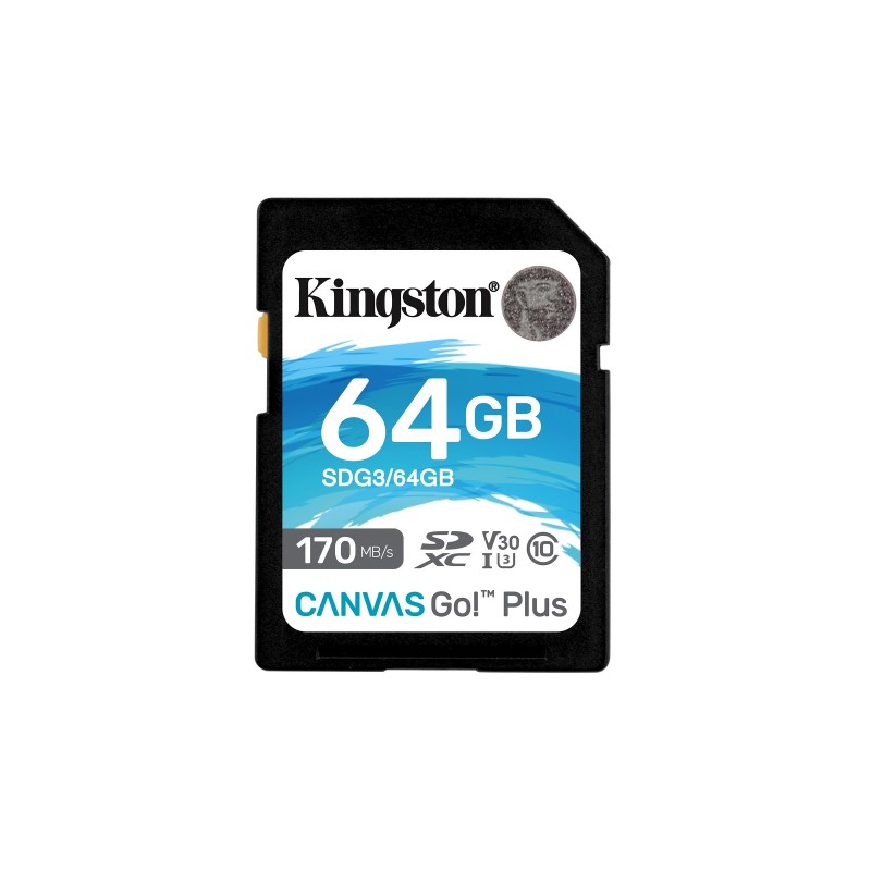 Kingston Technology Canvas Go! Plus 64 GB SD UHS-I Classe 10