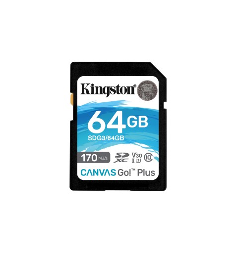 Kingston Technology Canvas Go! Plus 64 GB SD UHS-I Classe 10