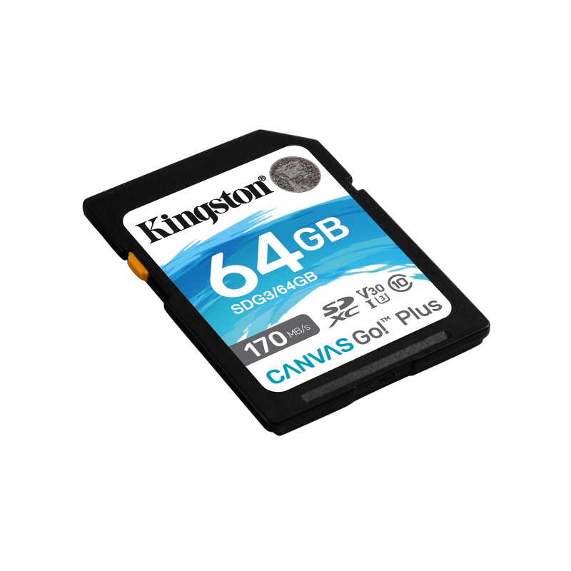 Kingston Technology Canvas Go! Plus 64 GB SD UHS-I Clase 10