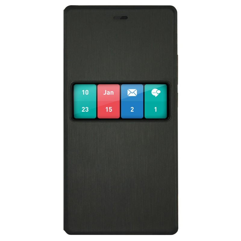 Wiko WKPRFIBK5460 Handy-Schutzhülle Folio Schwarz