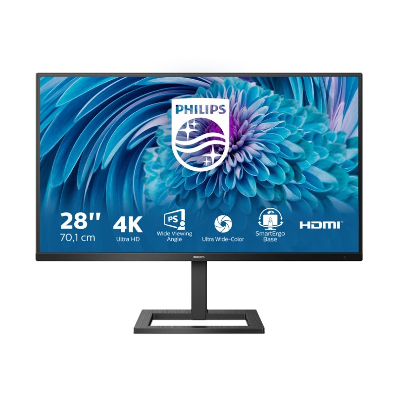 Philips E Line 288E2UAE 00 computer monitor 71.1 cm (28") 3840 x 2160 pixels 4K Ultra HD LCD Black