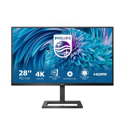 Philips E Line 288E2UAE 00 computer monitor 71.1 cm (28") 3840 x 2160 pixels 4K Ultra HD LCD Black