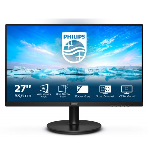 Philips V Line 271V8LA 00 LED display 68,6 cm (27") 1920 x 1080 Pixel Full HD Nero