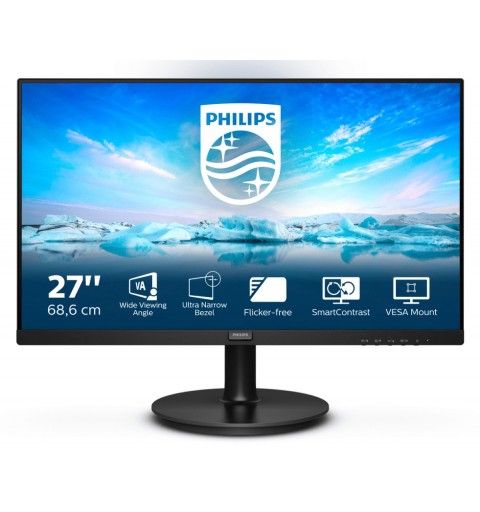Philips V Line 271V8LA 00 LED display 68,6 cm (27") 1920 x 1080 Pixeles Full HD Negro