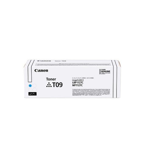 Canon T09 cartuccia toner 1 pz Originale Ciano