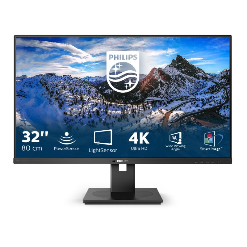 Philips B Line 328B1 00 LED display 80 cm (31.5") 3840 x 2160 Pixel 4K Ultra HD Schwarz