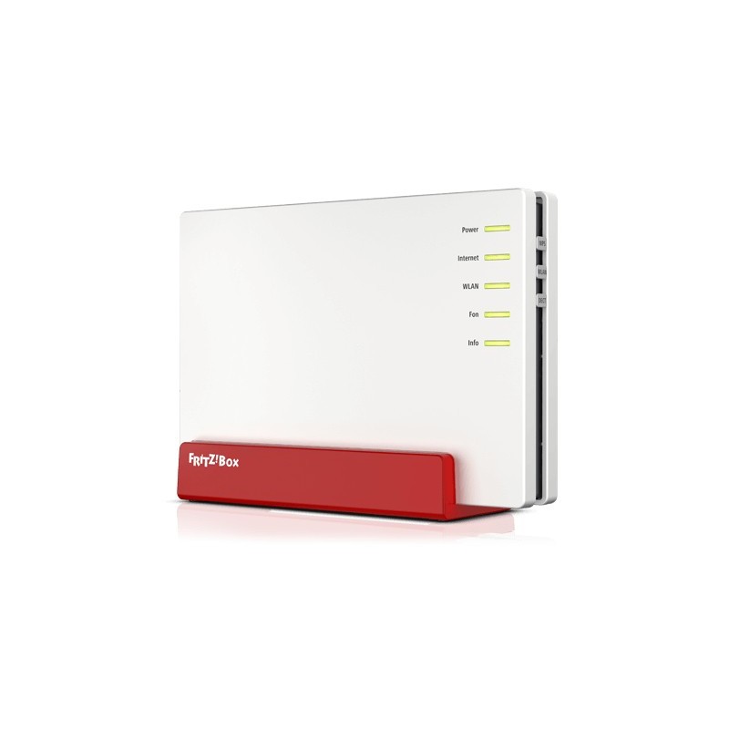 FRITZ!Box FRITZ! BOX 7583 VDSL router inalámbrico Gigabit Ethernet Doble banda (2,4 GHz 5 GHz) Rojo, Blanco