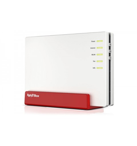 FRITZ!Box FRITZ! BOX 7583 VDSL router inalámbrico Gigabit Ethernet Doble banda (2,4 GHz 5 GHz) Rojo, Blanco