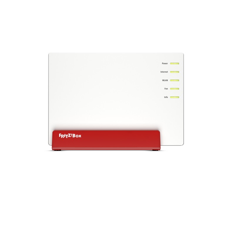 FRITZ!Box FRITZ! BOX 7583 VDSL router wireless Gigabit Ethernet Dual-band (2.4 GHz 5 GHz) Rosso, Bianco