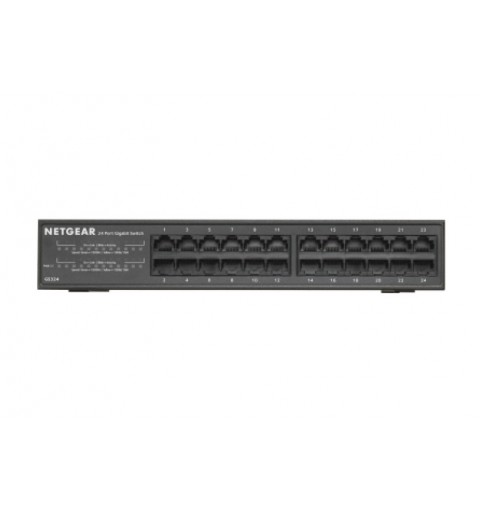 NETGEAR GS324 No administrado Gigabit Ethernet (10 100 1000) Negro