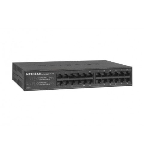 NETGEAR GS324 No administrado Gigabit Ethernet (10 100 1000) Negro