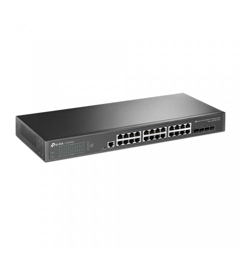 TP-Link TL-SG3428X switch di rete Gestito L2+ L3 Gigabit Ethernet (10 100 1000) 1U Nero