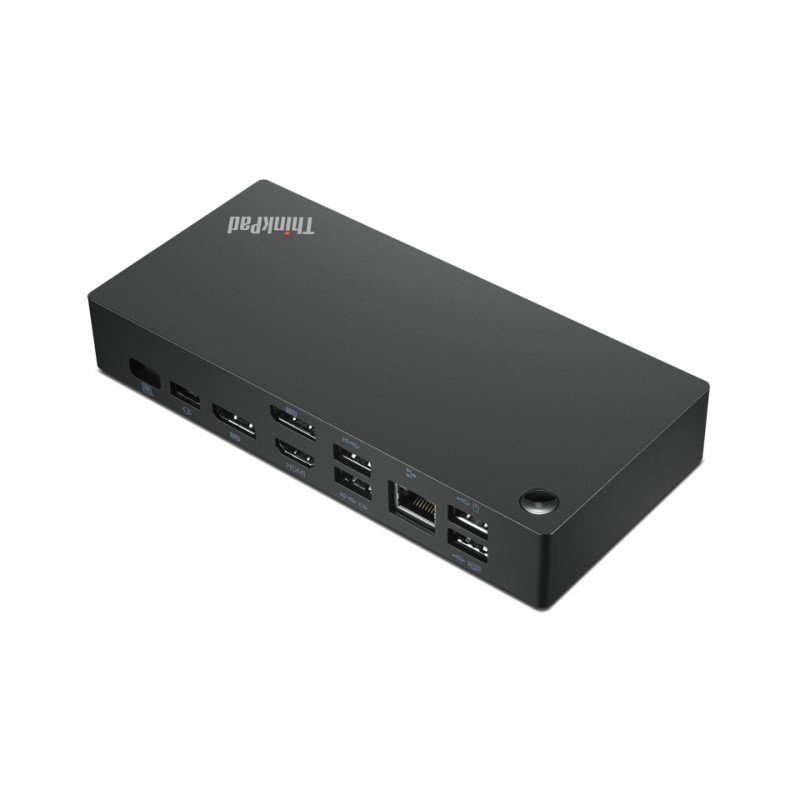 Lenovo 40AY0090IT laptop dock port replicator Wired USB 3.2 Gen 1 (3.1 Gen 1) Type-C Black