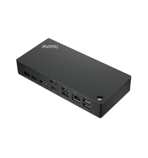 Lenovo 40AY0090IT laptop-dockingstation & portreplikator Kabelgebunden USB 3.2 Gen 1 (3.1 Gen 1) Type-C Schwarz