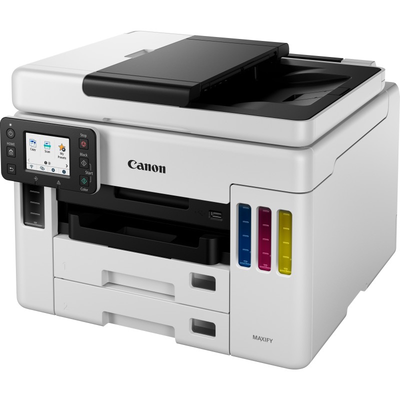 Canon MAXIFY GX7050 MegaTank Farb-Tintenstrahl-Multifunktionssystem mit WLAN und nachfüllbaren Tintentanks