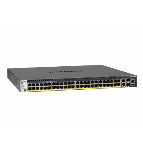 NETGEAR M4300-52G-PoE+ 1000W PSU Gestionado L2 L3 L4 Gigabit Ethernet (10 100 1000) Energía sobre Ethernet (PoE) 1U Negro