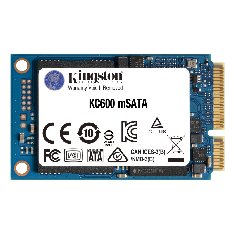 Kingston Technology KC600 mSATA 256 GB Serial ATA III 3D TLC