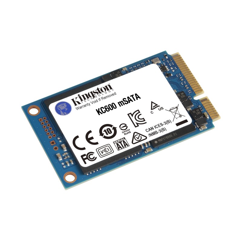 Kingston Technology KC600 mSATA 256 GB Serial ATA III 3D TLC