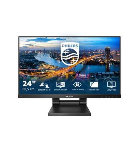 Philips 242B1TC écran plat de PC 60,5 cm (23.8") 1920 x 1080 pixels Full HD LED Écran tactile Noir