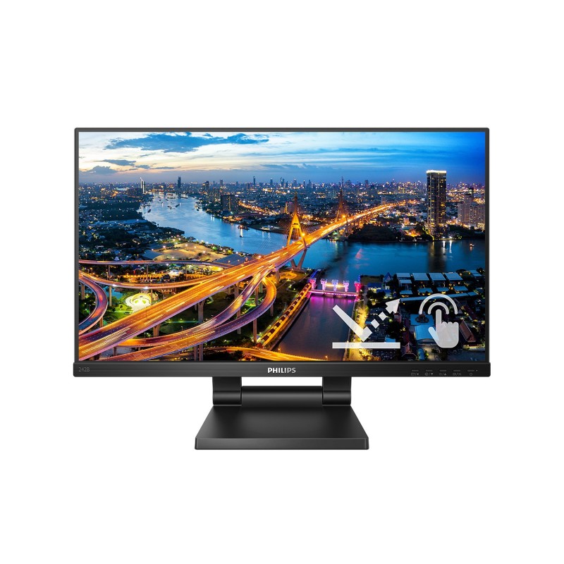 Philips 242B1TC pantalla para PC 60,5 cm (23.8") 1920 x 1080 Pixeles Full HD LED Pantalla táctil Negro