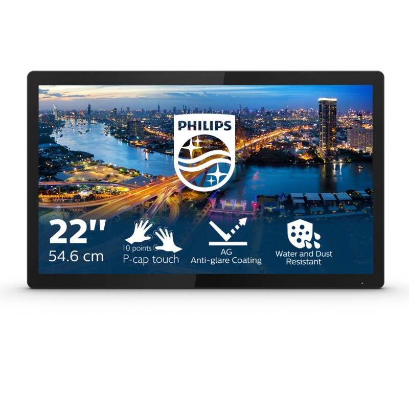 Philips B Line 222B1TFL 00 Computerbildschirm 54,6 cm (21.5") 1920 x 1080 Pixel Full HD LED Touchscreen Schwarz