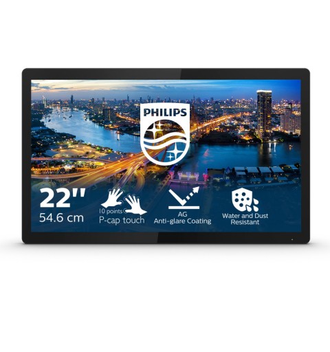 Philips B Line 222B1TFL 00 Computerbildschirm 54,6 cm (21.5") 1920 x 1080 Pixel Full HD LED Touchscreen Schwarz
