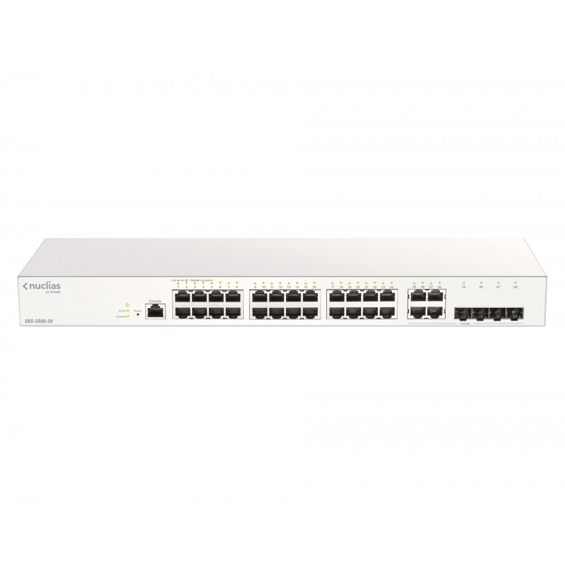 D-Link DBS-2000-28 commutateur réseau Géré L2 Gigabit Ethernet (10 100 1000) Gris