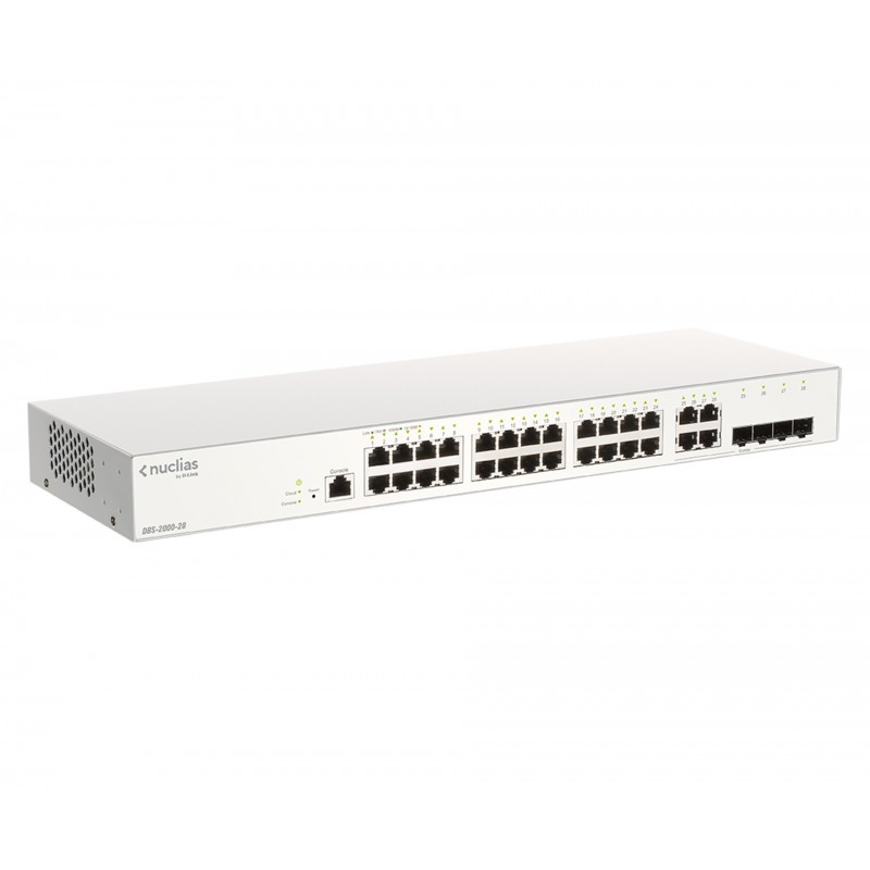 D-Link DBS-2000-28 switch di rete Gestito L2 Gigabit Ethernet (10 100 1000) Grigio
