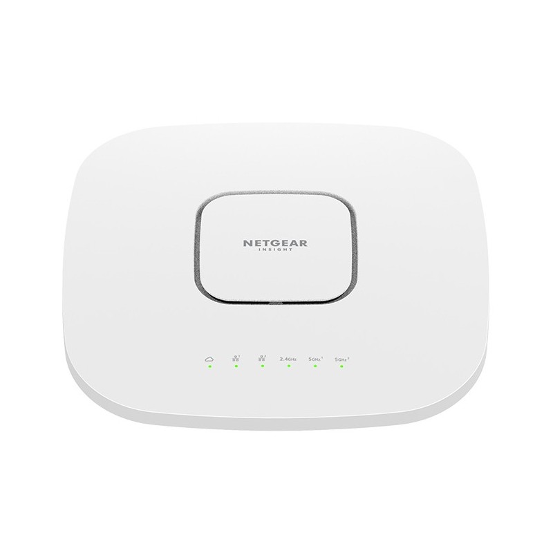 NETGEAR Insight Cloud Managed WiFi 6 AX6000 Tri-band Multi-Gig Access Point (WAX630) 6000 Mbit s Bianco Supporto Power over