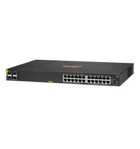 Aruba 6000 24G Class4 PoE 4SFP 370W Géré L3 Gigabit Ethernet (10 100 1000) Connexion Ethernet, supportant l'alimentation via ce