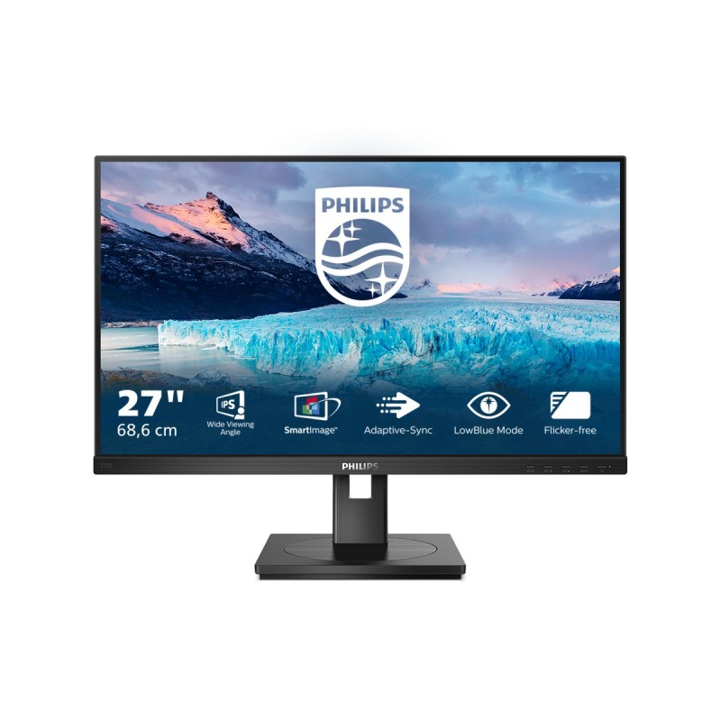 Philips MMD 272S1M 00 écran plat de PC 68,6 cm (27") 1920 x 1080 pixels Full HD LCD Noir