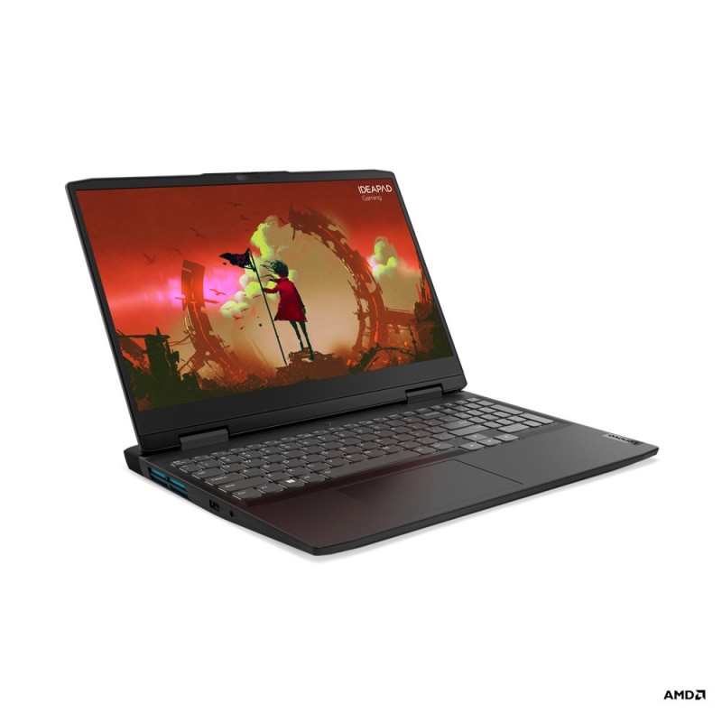 Lenovo IdeaPad Gaming 3 15ARH7 Ordinateur portable 39,6 cm (15.6") Full HD AMD Ryzen™ 7 6800H 16 Go DDR5-SDRAM 512 Go SSD