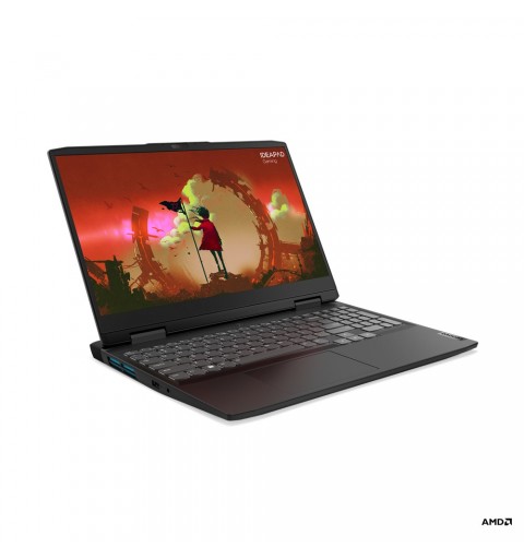 Lenovo IdeaPad Gaming 3 15ARH7 Ordinateur portable 39,6 cm (15.6") Full HD AMD Ryzen™ 7 6800H 16 Go DDR5-SDRAM 512 Go SSD