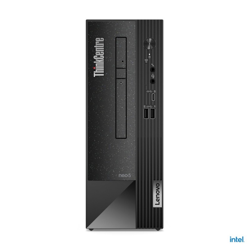 Lenovo ThinkCentre neo 50s SFF Intel® Core™ i5 i5-12400 8 GB DDR4-SDRAM 512 GB SSD Windows 11 Pro PC Schwarz