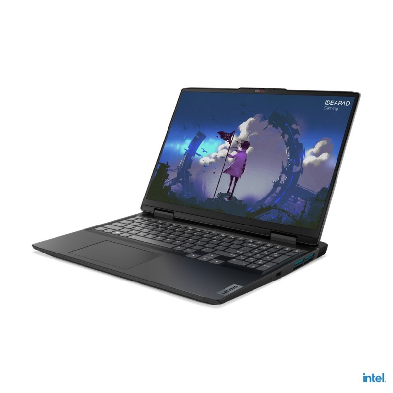 Lenovo IdeaPad Gaming 3 16IAH7 Ordinateur portable 40,6 cm (16") WUXGA Intel® Core™ i5 i5-12450H 8 Go DDR4-SDRAM 512 Go SSD